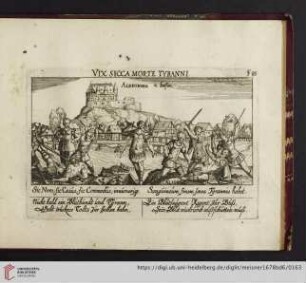 F81. Aldenburg in Hessen, "Vix sicca morte tyranni"