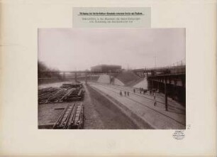 Verlegung der Stettiner Eisenbahn zwischen Pankow und Berlin: Berlin Gesundbrunnen, Blick Richtung Stettiner Bahnhof