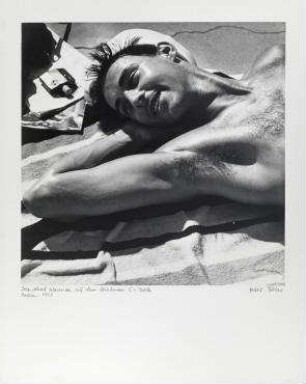 Strandbad Wannsee, auf dem berühmten C-Deck, Berlin 1957