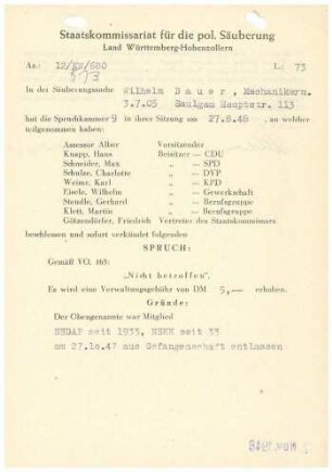 Bauer, Wilhelm