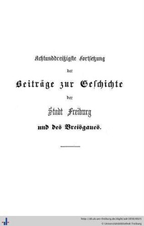 38. Fortsetzung der geschichtlichen Beiträge. Das Judenspiel zu Endingen.
