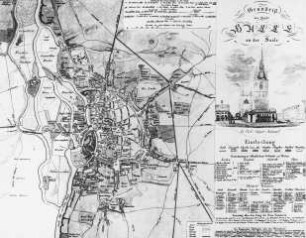Halle (Saale), Stadtplan