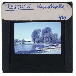 Rostock, Kunsthalle : Blick vom Schwanenteich
