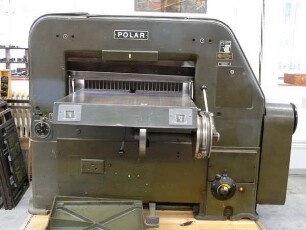 Schneidemaschine (funktionstüchtig, Buchbinderei)