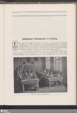 Städtische Hilfsschule in Elbing