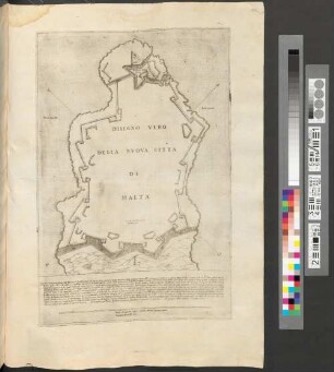 Disegno Vero Della Nuova Citta Di Malta