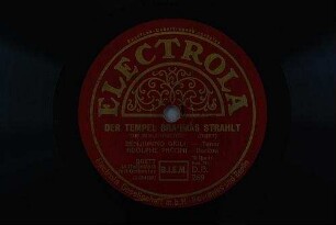 Der Tempel Brahmas strahlt : "Die Perlenfischer" / (Bizet)