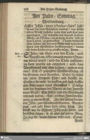 Am Palm-Sonntag