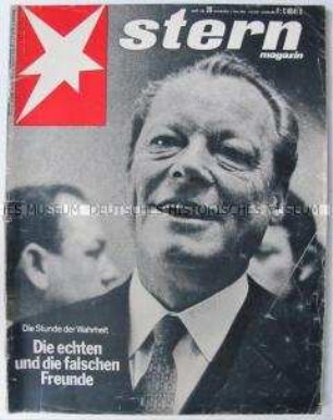 Wochenzeitschrift "stern" u.a. zur Regierungskrise in Bonn
