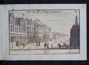 Aquarell: Spandauer Straße