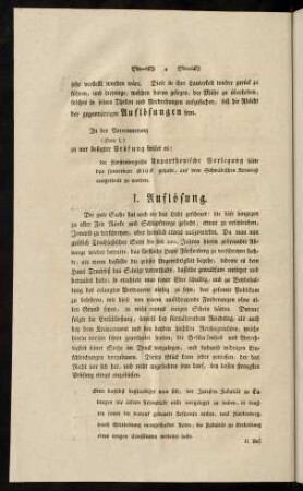3-15, I. Auflösung - VIII. Auflösung.
