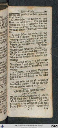 Kreuz- Klag- Gedult- und Trost-Lieder.