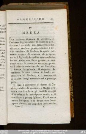 IV. Medea.