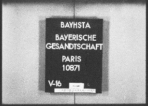 Hofmann, Konrad, Dr., Universitätsprofessor in München, Entleihung von altfranzösischen Handschriften aus der Nationalbibliothek in Paris