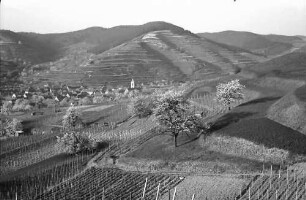 Oberbergen: Blick von oben auf Oberbergen