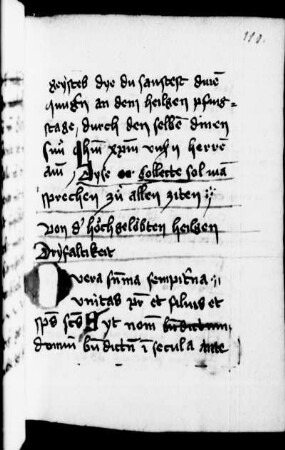 Gebete, lat., mit dt. Überschriften