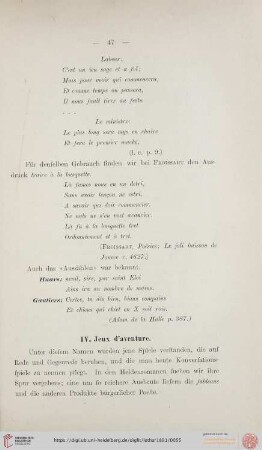 IV. Jeux d'aventure