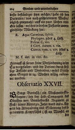 Observatio XXVII.