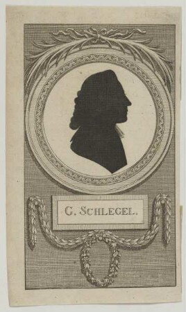 Bildnis des G. Schlegel
