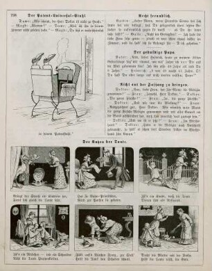 "Der Patent-Universal-Stuhl" "Der Nutzen der Tante"