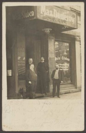 Ansichtskarte „Wein-Stuben“, Friedrichstraße