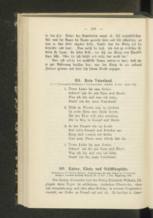 188. Mein Vaterland.