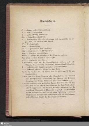 Abbreviaturen