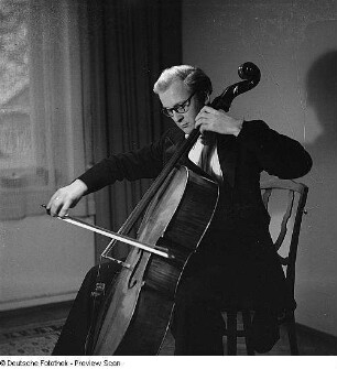 Porträt Clemens Dillner (1925-1995; 1. Konzertmeister Staatskapelle Dresden)