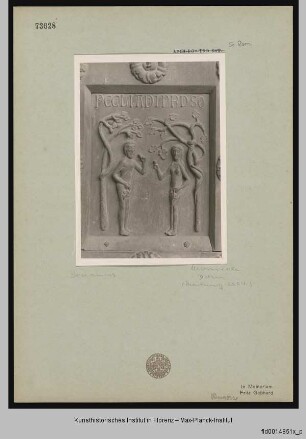 Bronzetür des Westportals : Sündenfall