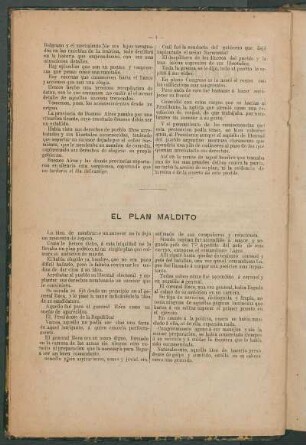 El plan maldito