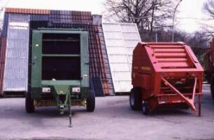 Fotografie: Futtererntetechnik, Ballenpresse, Rundballenpresse