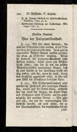 162-166, Fünftes Kapitel