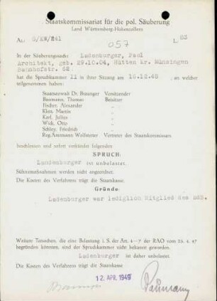 Ladenburger, Paul