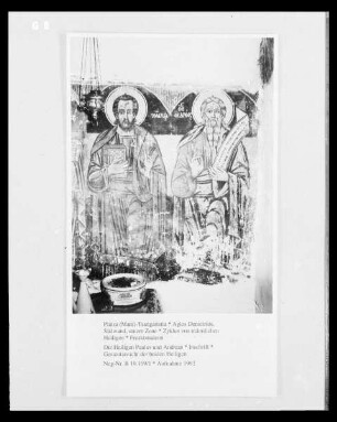 Zyklus von männlichen Heiligen — Die Heiligen Paulus und Andreas