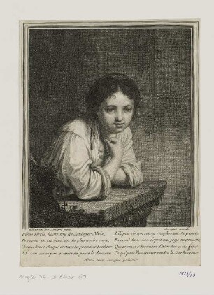 Junges Mädchen am Tisch