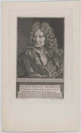 Bildnis des Nicolas Boileau Despreaux