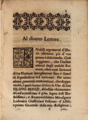 Vita di S. Filippo Benizi