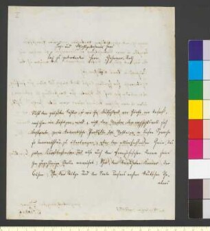 Brief von Robert, Ernst Friedrich Ludwig an Goethe, Johann Wolfgang von