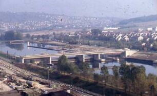 Deizisau, Wehranlage, flussaufwärts