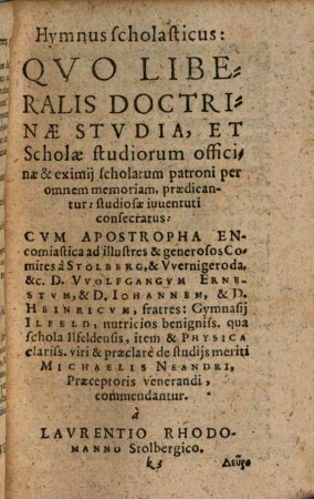 Physice, Siue potius Syllogae Physicae Rervm Ervditarvm ... Ac De Praelectionibvs atque notationibus varijs Michaelis Neandri excerptae ... Pars ..., 2