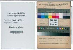 Entnazifizierung Walter Hoelters , geb. 22.08.1909 (Polizist)