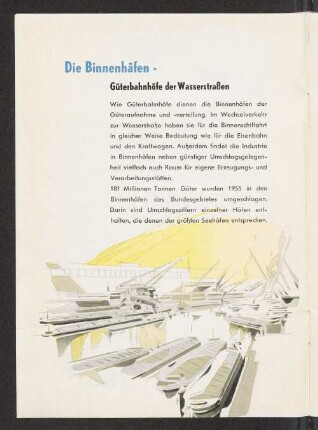 Die Binnenhäfen - Güterbahnhöfe der Wasserstraßen