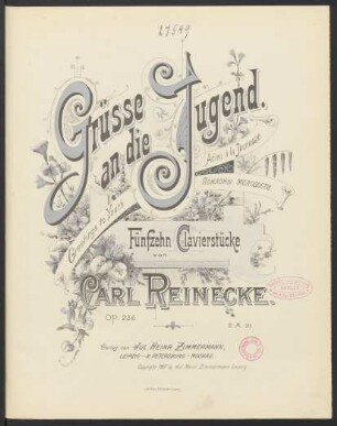 Grüsse an die Jugend : fünfzehn Clavierstücke : Op. 236