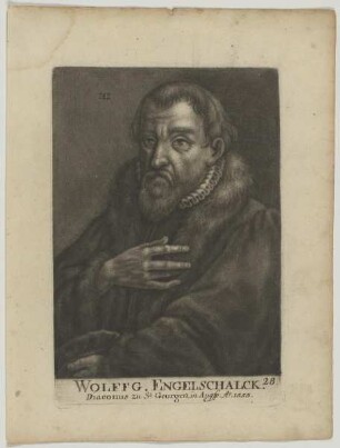 Bildnis des Wolffg. Engelschalck