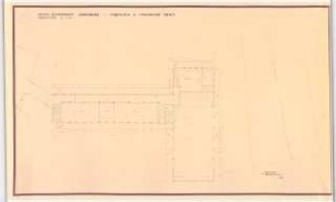 Staatliches Nicolaus-Cusanus-Gymnasium, Bonn-Bad Godesberg: Schulgebäude, Turnhalle und Musischer Trakt: Grundriss Erdgeschoss 1:100