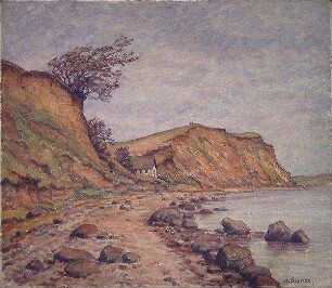 Strand mit Steiufer bei Stenzigmose