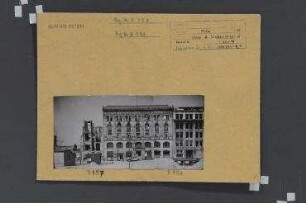 Straßenansicht. Berlin, Mitte, Unter den Linden 40-42