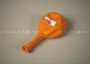 Luftballon mit Wahlwerbung - "CDU"