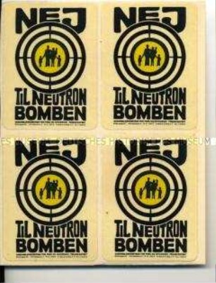 Dänische Friedensbewegung, Nein zur Neutronenbombe