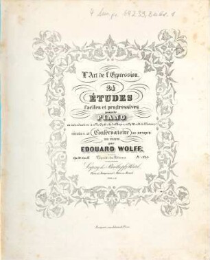 L' art de l'expression : 24 études faciles et progressives pour le piano ; op. 90, 2